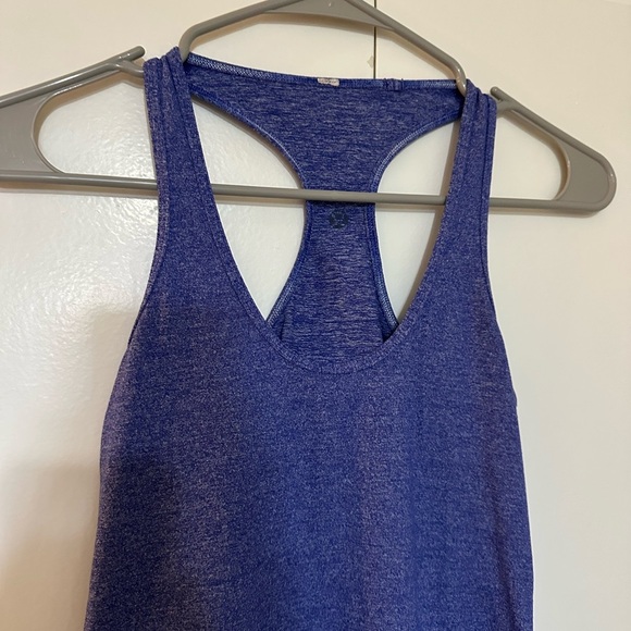 Lululemon Racerback Tank Top Blue Women 2 - Picture 3 of 5